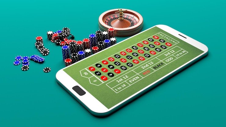 Blackjack table with dealer and live game progression